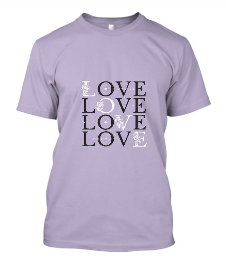 BLACK GREY TYPOGRAPHY LOVE - Front