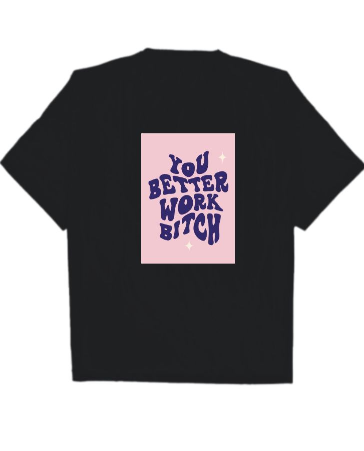 BLACK TSHIRT  - Front