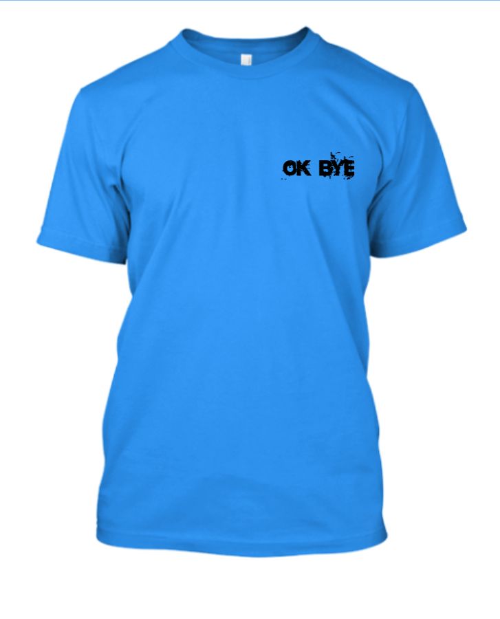 BLUE T SHIRT FOR PARTY - Front