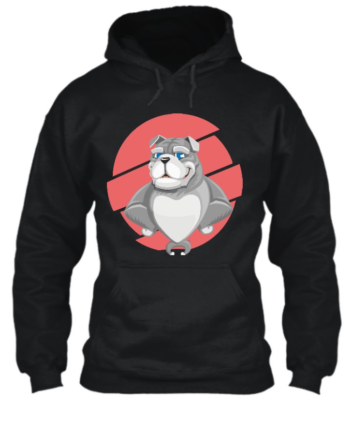 BODYBUILDER DOG HOODIE - Front