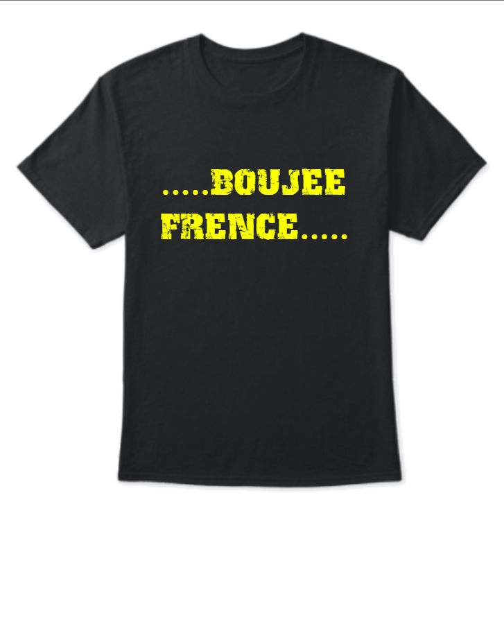 BOUJEE FRENCE | HALF-SLEEVE T SHIRT | BLACK - Front