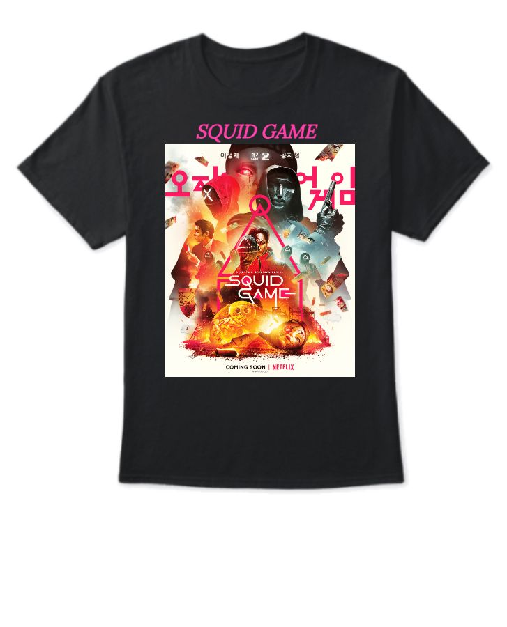 BRAND NEW SQUID GAME TSHIRT  - Front