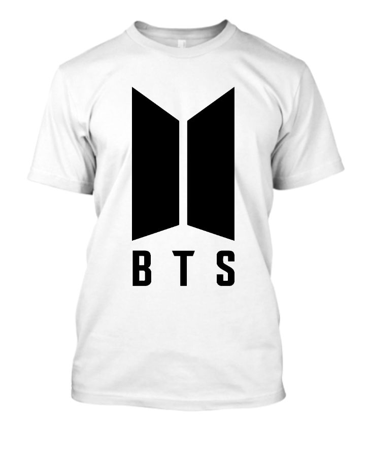 BTS Logo Half Sleeve T-shirt - Front