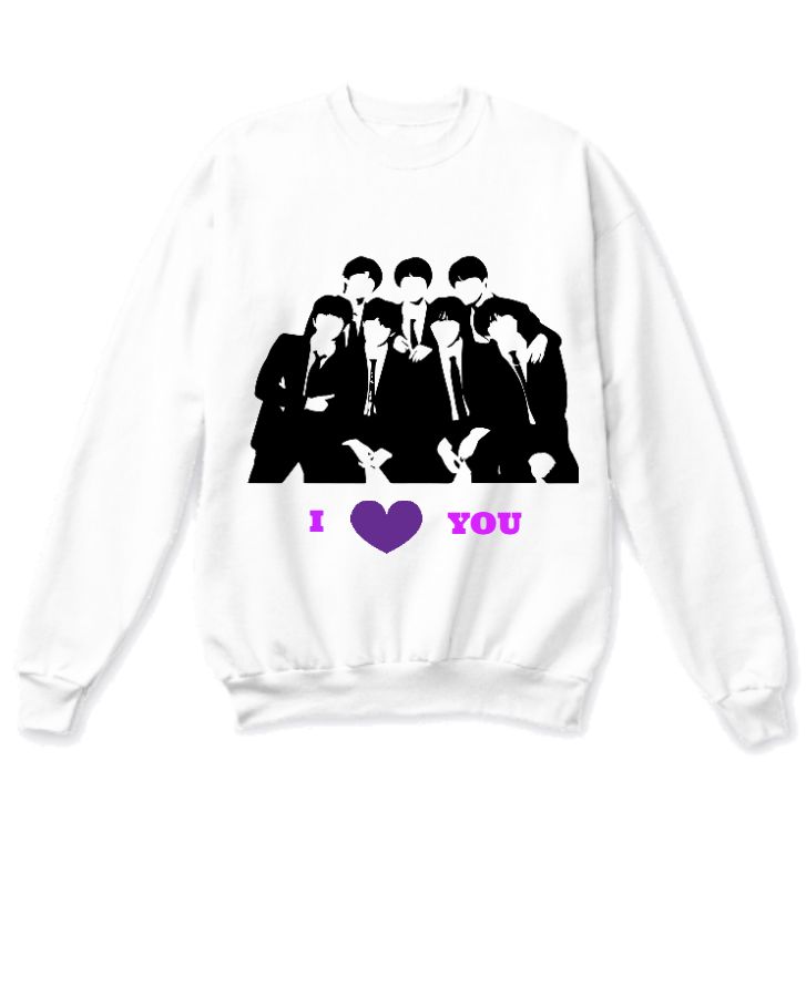 BTS SILIHOUTE SWEATSHIRT - Front