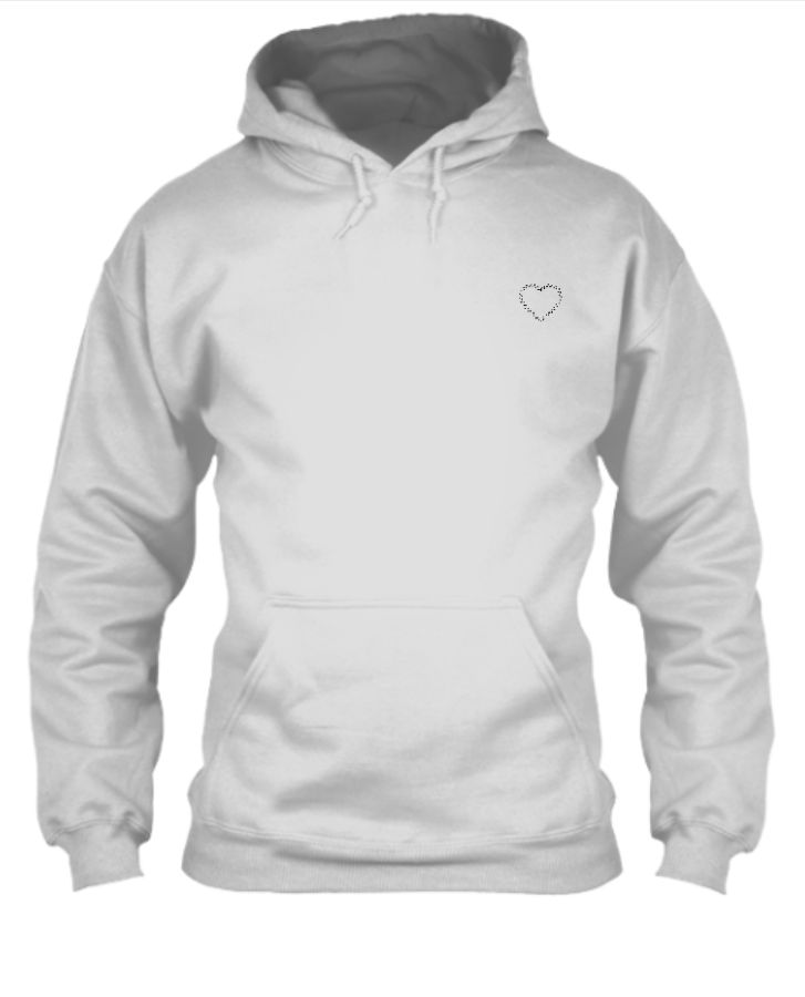 Back dog faced cool hoodie - Front