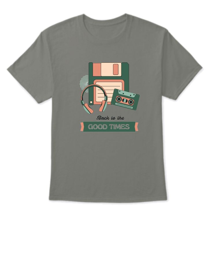 Back to the good time half sleeves t-shirt  - Front