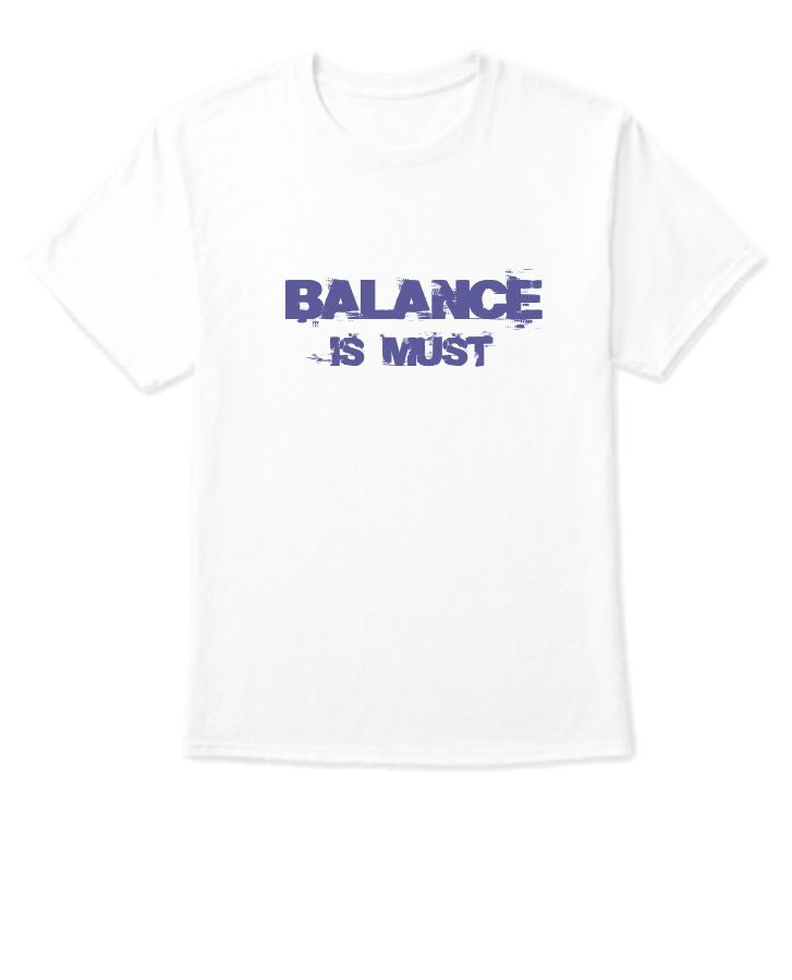 Balance | Half Sleeve T-Shirt - Front