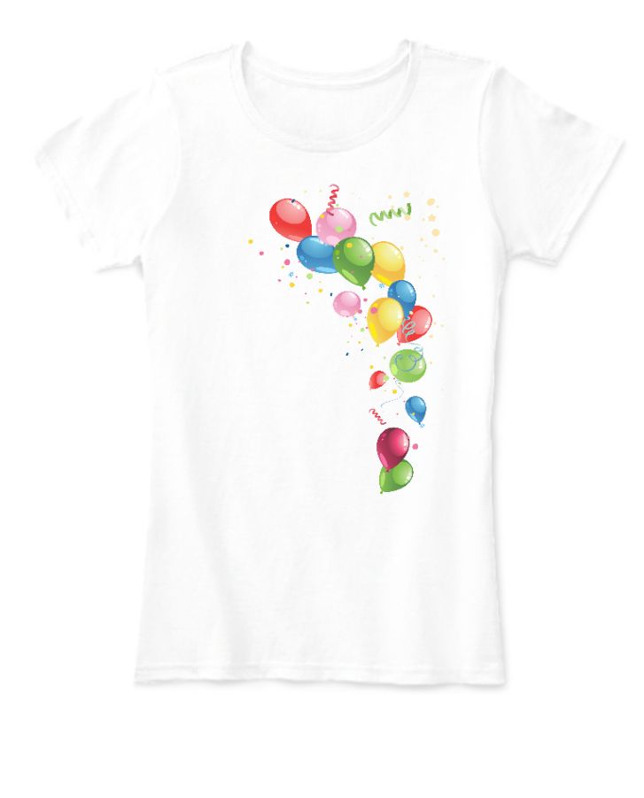 Balloon Party Women's Tee - Front