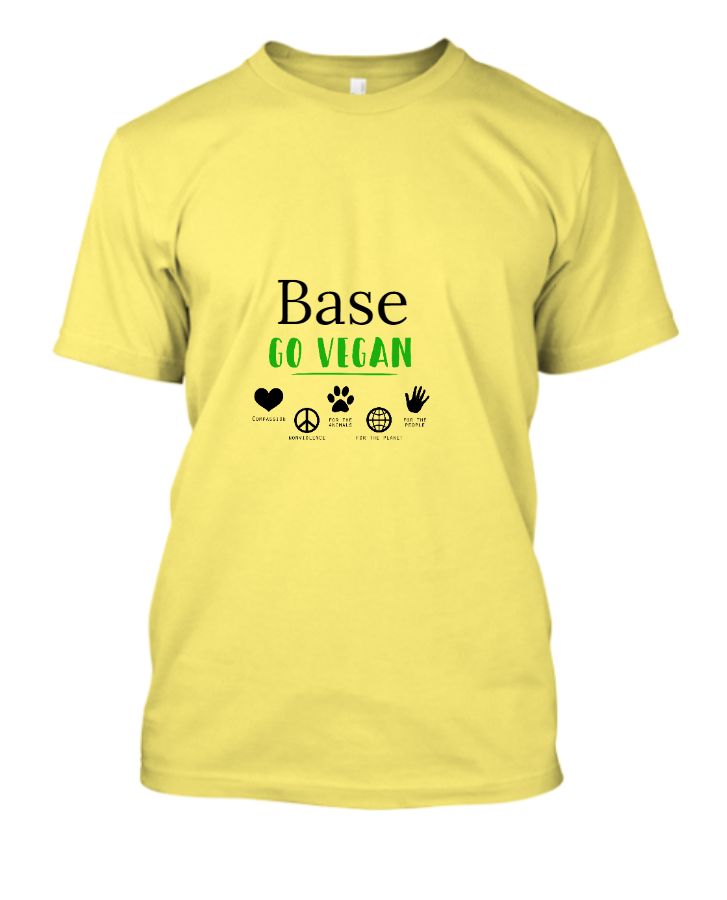 Base half saleeve t-shirt - Front