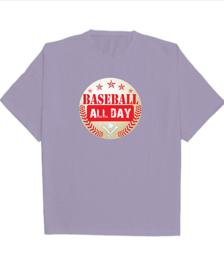 Baseball All Day Tee - Front