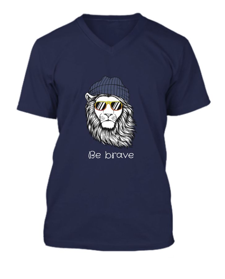 Be Brave T-Shirt | Half Sleeve T-Shirt  - Front