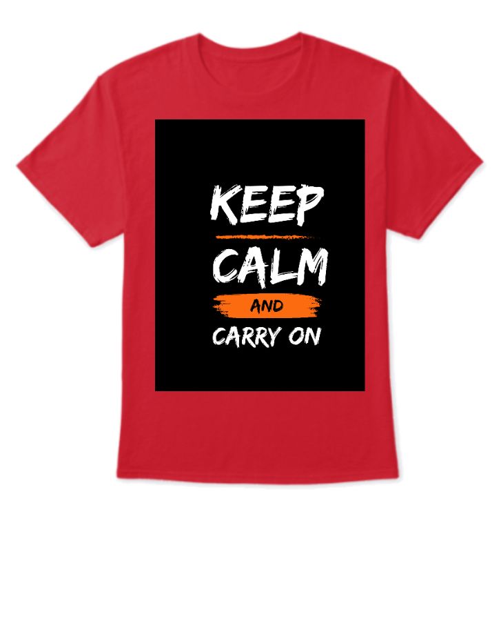 Be Calm Tshirt - Front