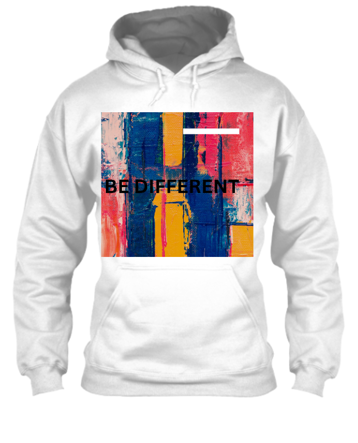 Be Different design  HOODIE - Front