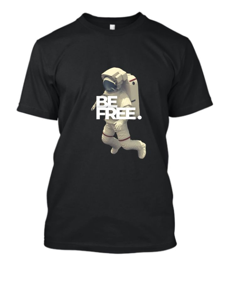 Be Free Black T-Shirt - Front