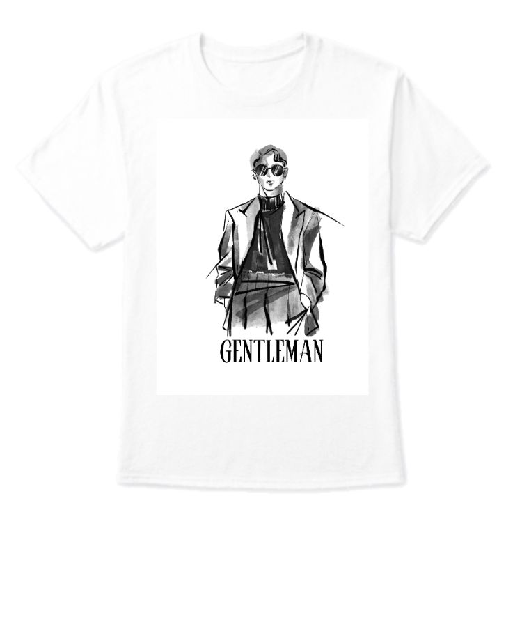 Be GentalMan T-shirt by Elentra - Front