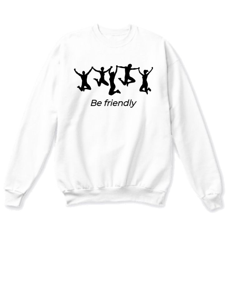 Be friendly t-shirt design - Front