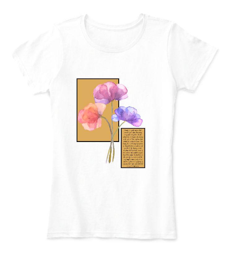 Beauty | Women Half Sleeve Tee - Front