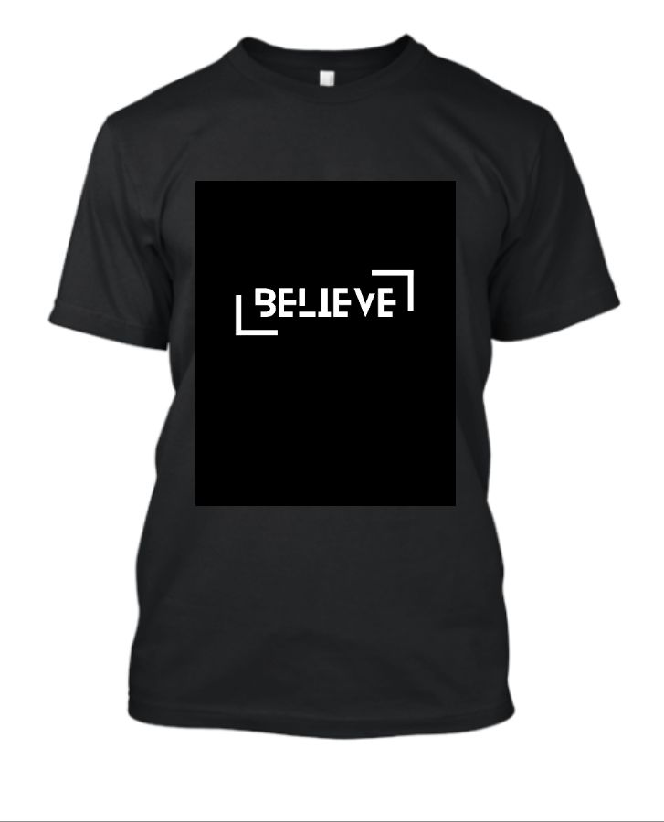 Believe V-Neck T-shirt - Front