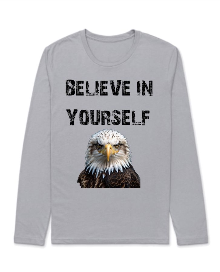 Believe in yourself t-shirt full sleeves - Front