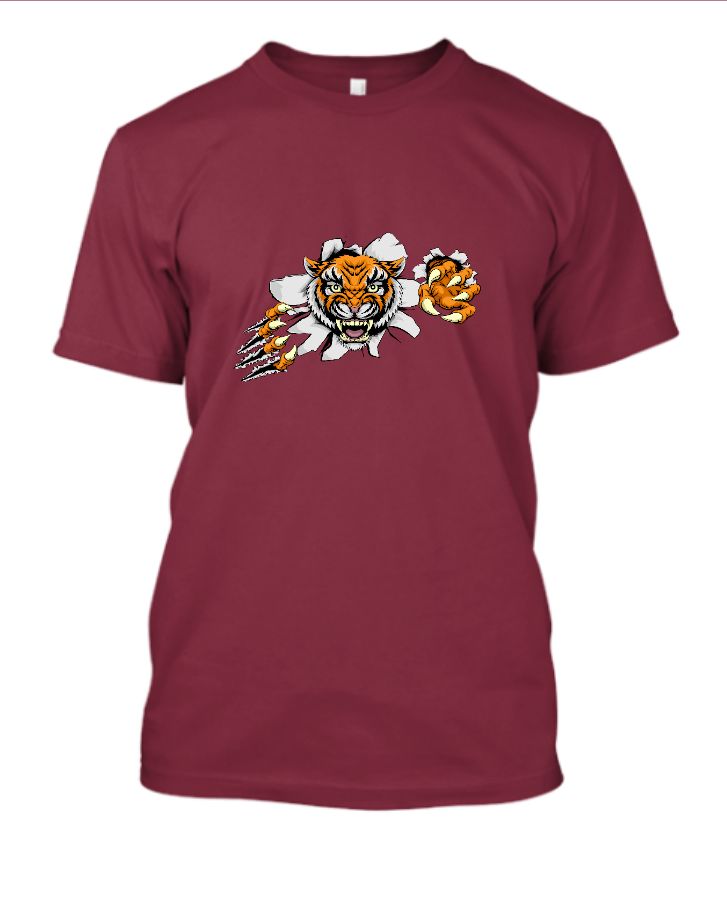 Shop the Latest Attractive Tiger Print T-Shirt Designs	 - Front