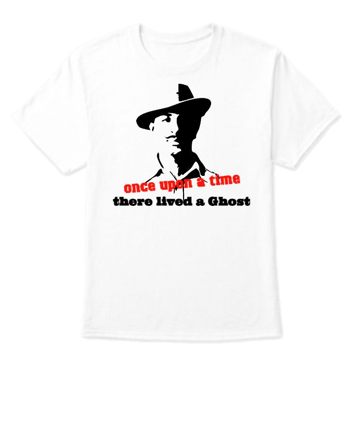 Bhagat Singh pic & quote printed T shirt - Front