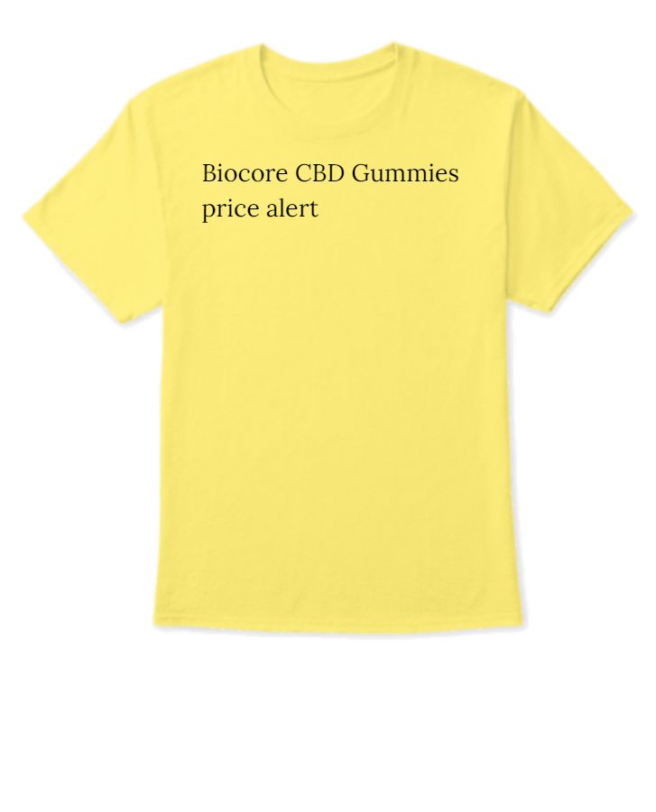 Biocore CBD Gummies price alert - Front