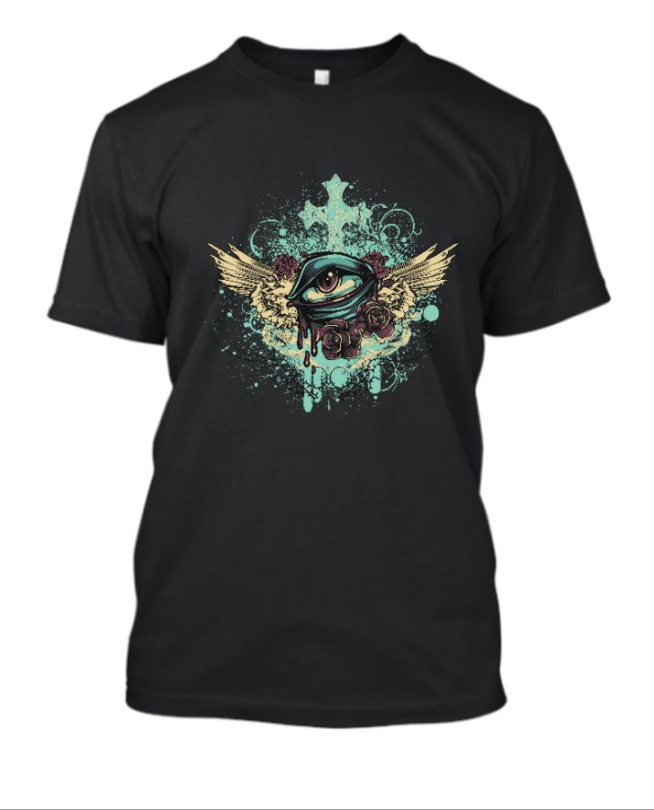 Bird Eyes T-Shirt Design - Front