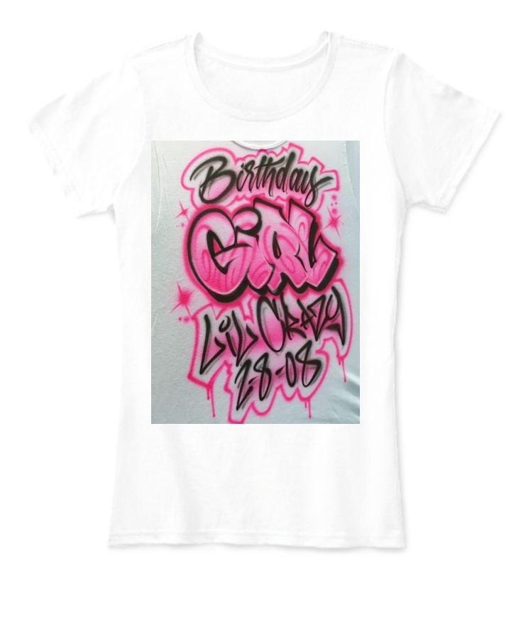 Birthday GiRL Women's Half sleeve T-shirt - Front