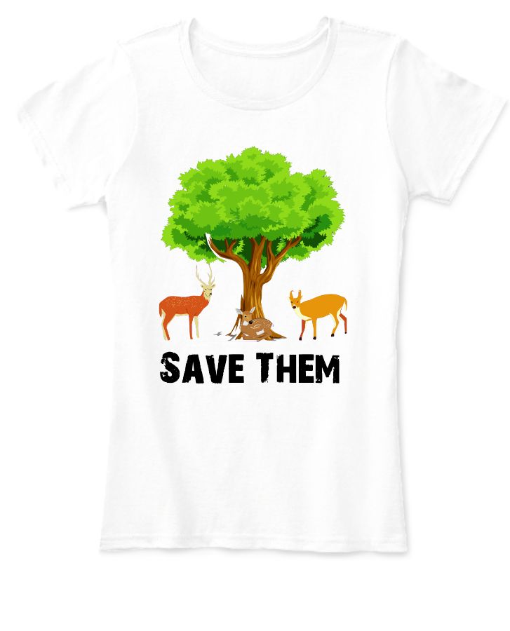 Bishnoi Save Trees and Animals | Half Sleeve T-Shirt| for women
