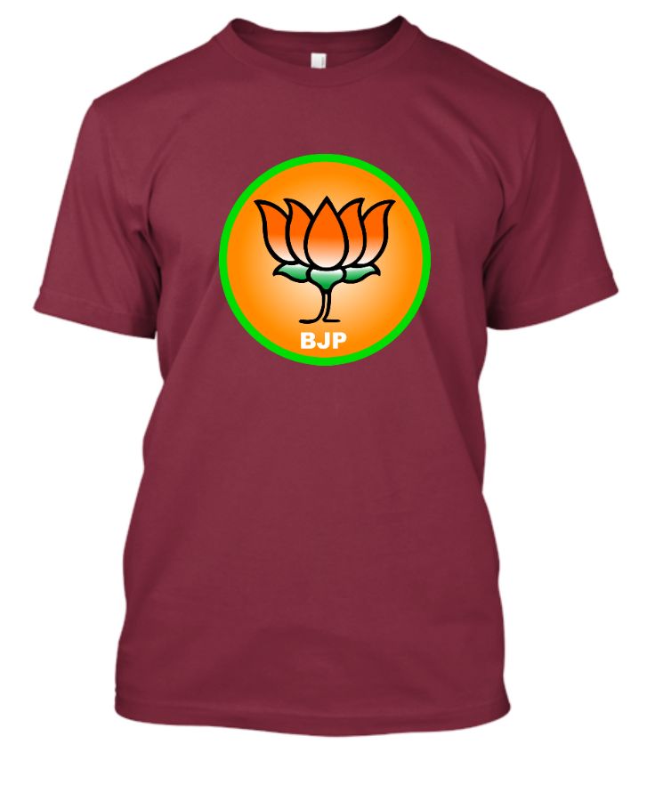 Bjp logo tshirt hindi - Front