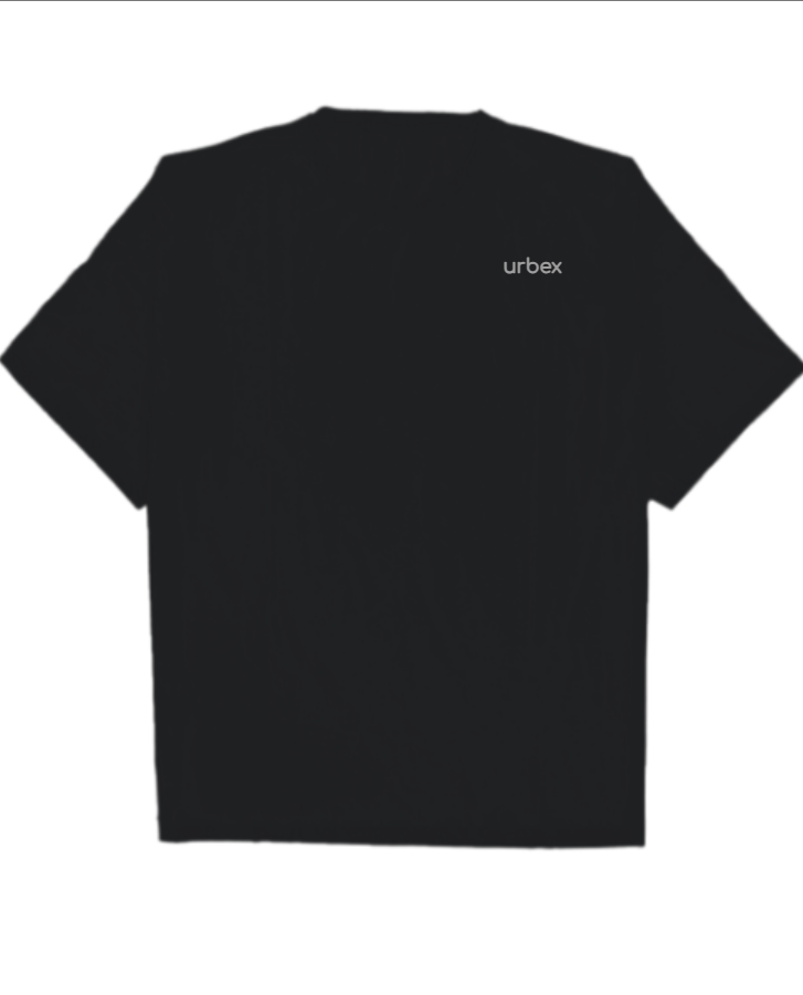 Black - Oversized T-Shirt - Front