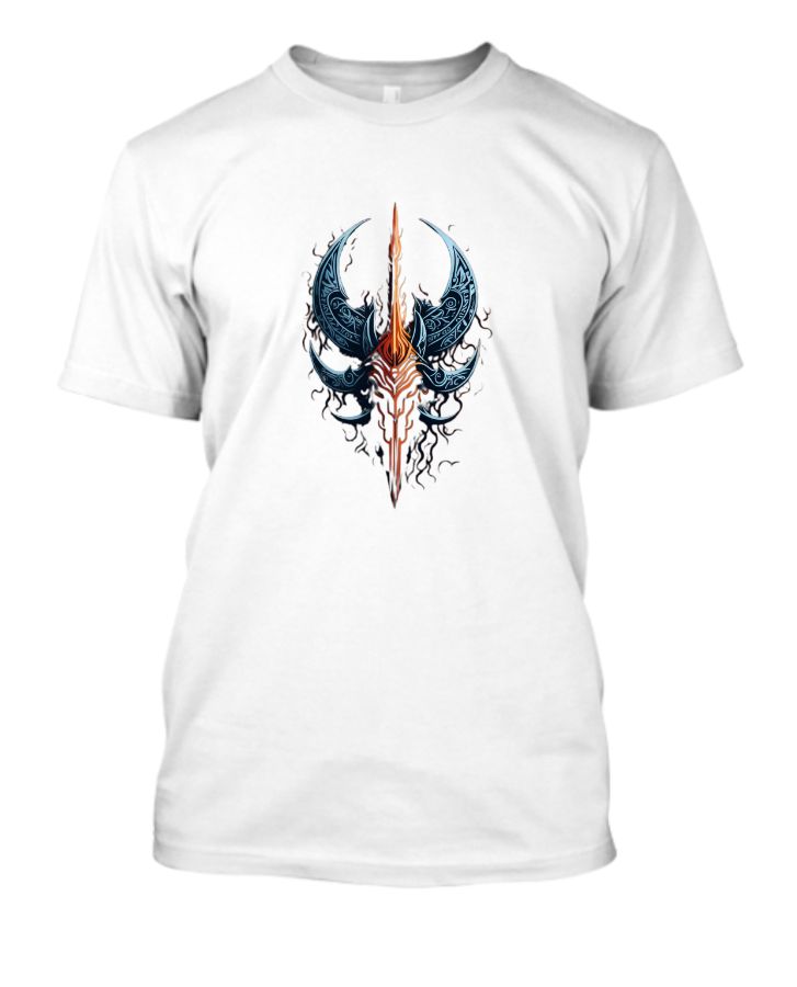 Black And White / Kushiro / A Trident symbol - Front