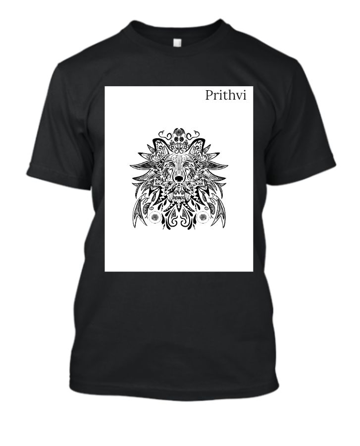 Black Brush Style - Front