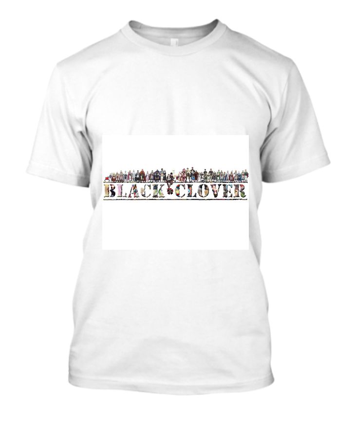 Black Clover Anime Tshirt - Front