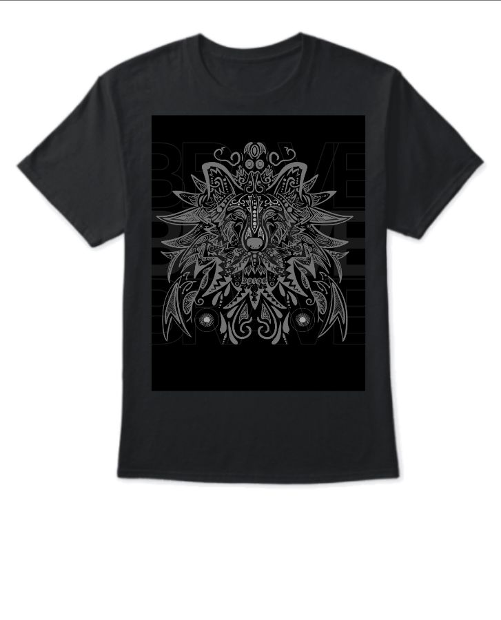 Black Dragon Print T-Shirt: Reign Supreme - Front