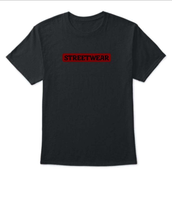 Black StreetWear T-Shirt - Front