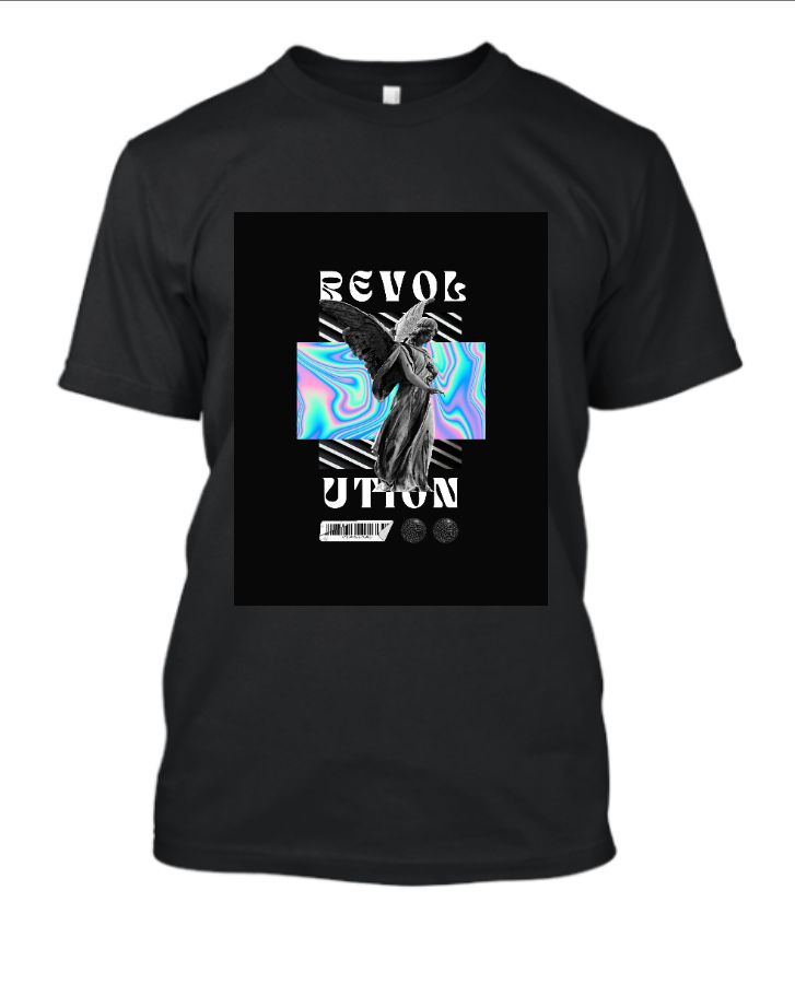 Black Typography New Age Tshirt - Front