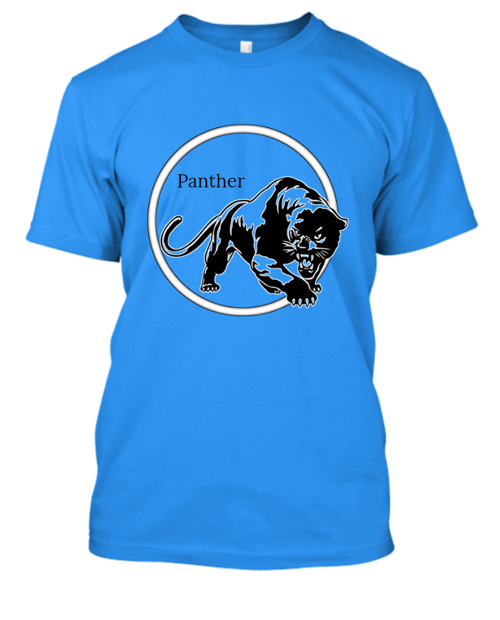 Black panther tees - Front