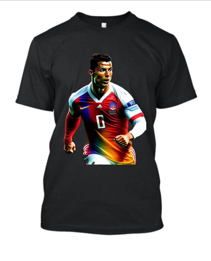 Black ronaldo t-shirt - Front
