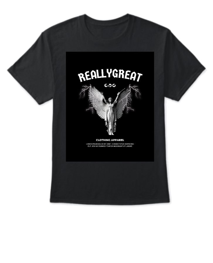 Black t-shirt| half sleeves t-shirt - Front