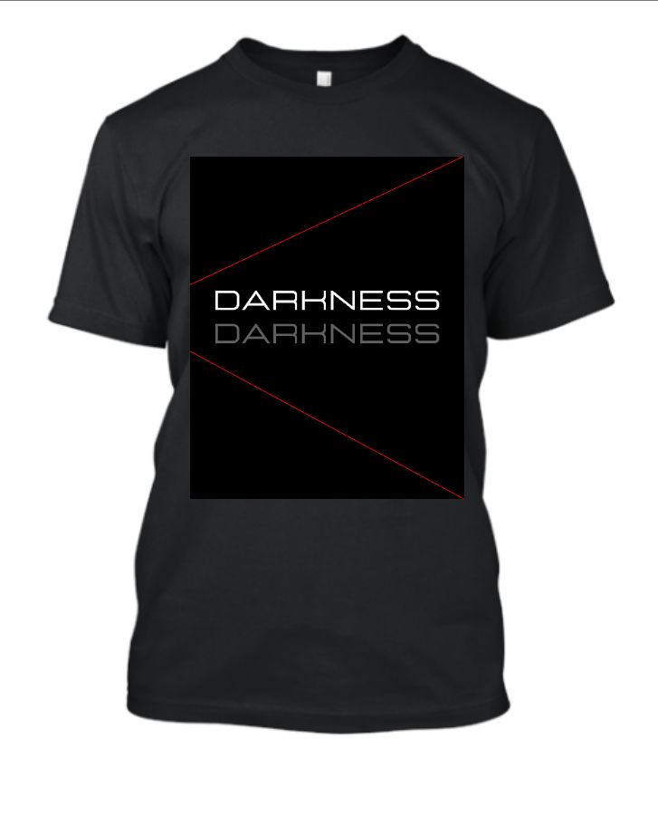 Black text tshirt - Front