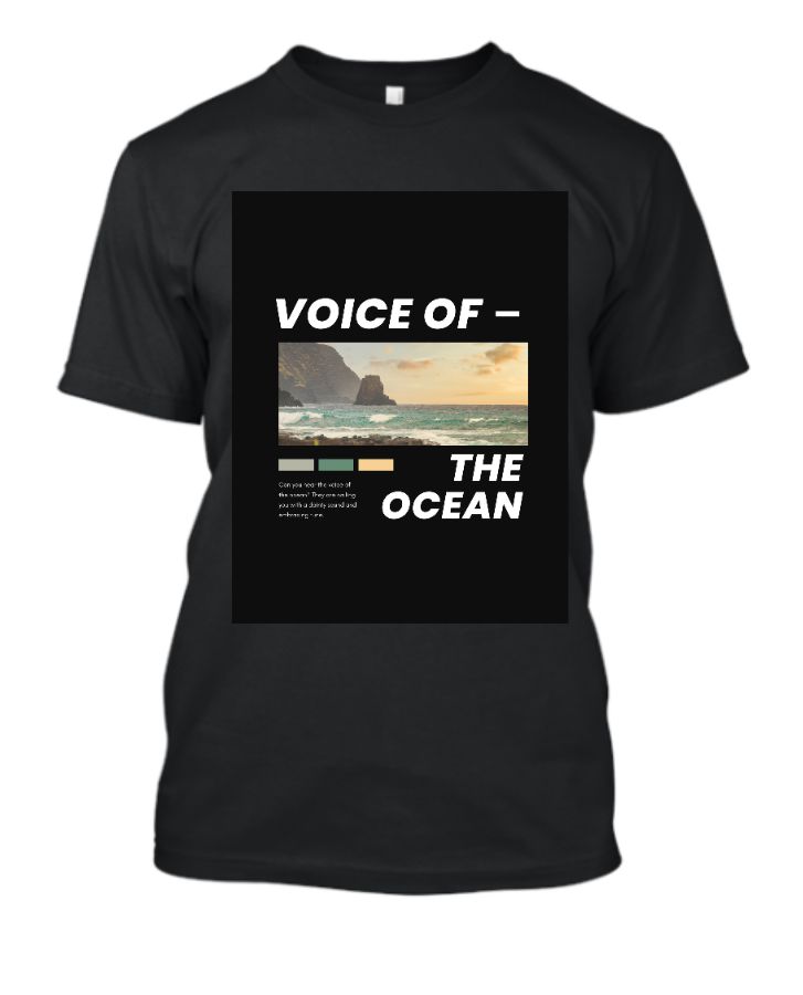 Black typography pop art T-shirt  - Front