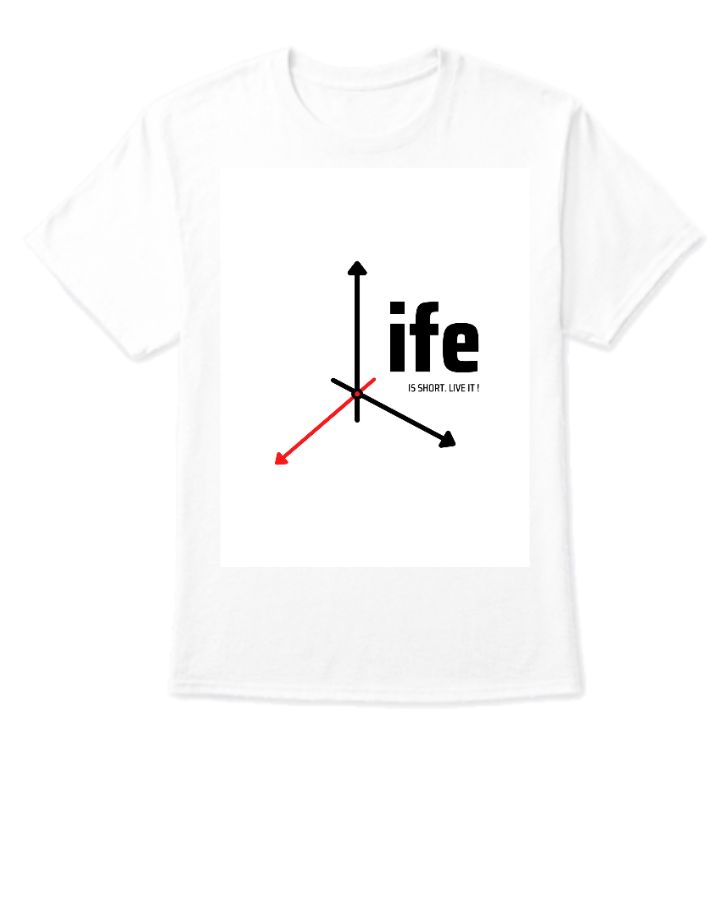 Black and Red Minimalist T-shirt - Front