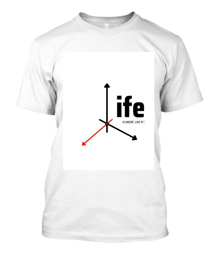 Black and Red Minimalist t-shirt - Front