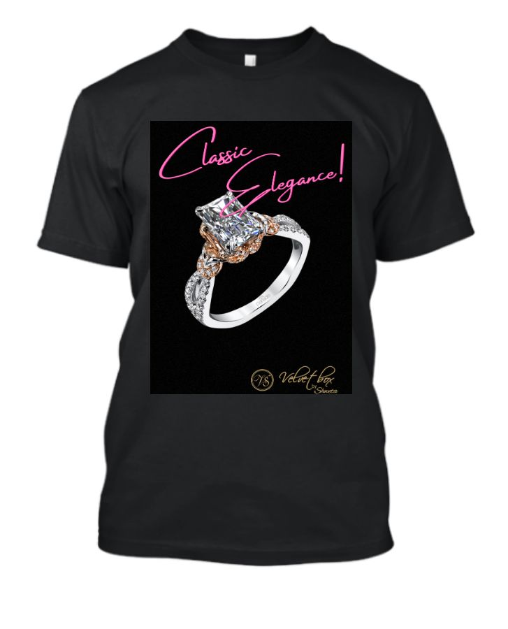 Bling ring shirts black - Front