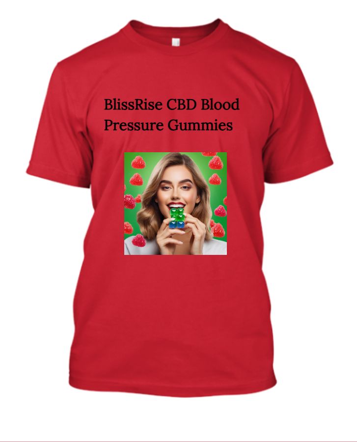 BlissRise CBD Blood Pressure Gummies: Natural Nourishment - Front