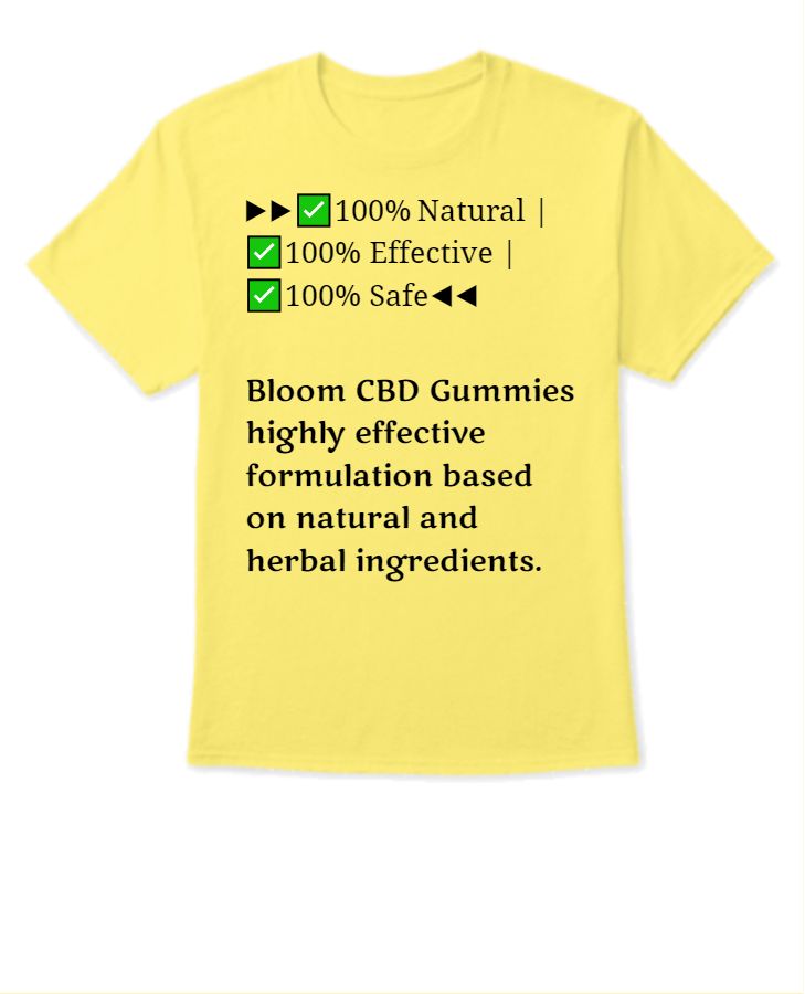 Bloom CBD Gummies New Pain Reliving And Health Boosting Formula! - Front