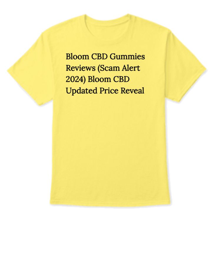 Bloom CBD Gummies Reviews (Scam Alert 2024) Bloom CBD Updated Price Reveal - Front