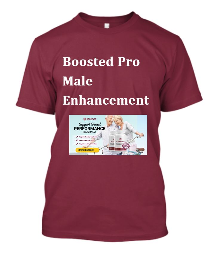 Boosted Pro Male Enhancement Staying Power, IMPROVES The Sensitivity Of Orgasm! - Front