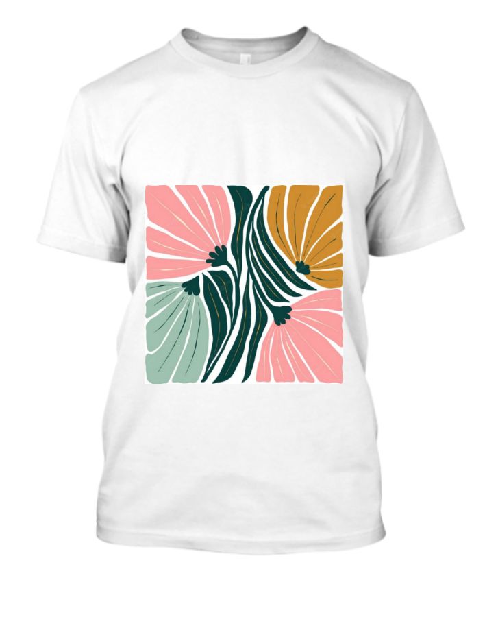 Botanical composition modern trendy matisse style tshart - Front